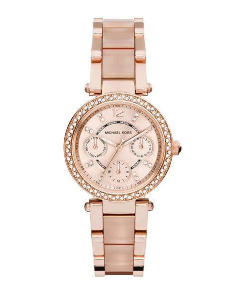 michael kors mini parker rose gold|mini parker rose gold.